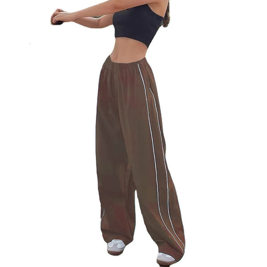 Damen Sportliche High-Waist Freizehhosen Heidi-Mode