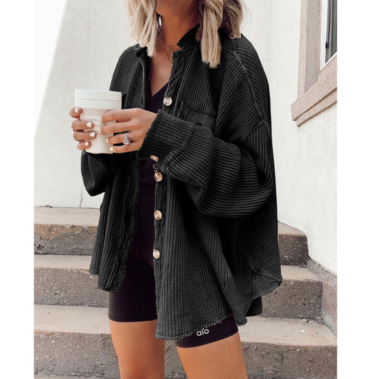 Damen Oversized Weste Heidi-Mode