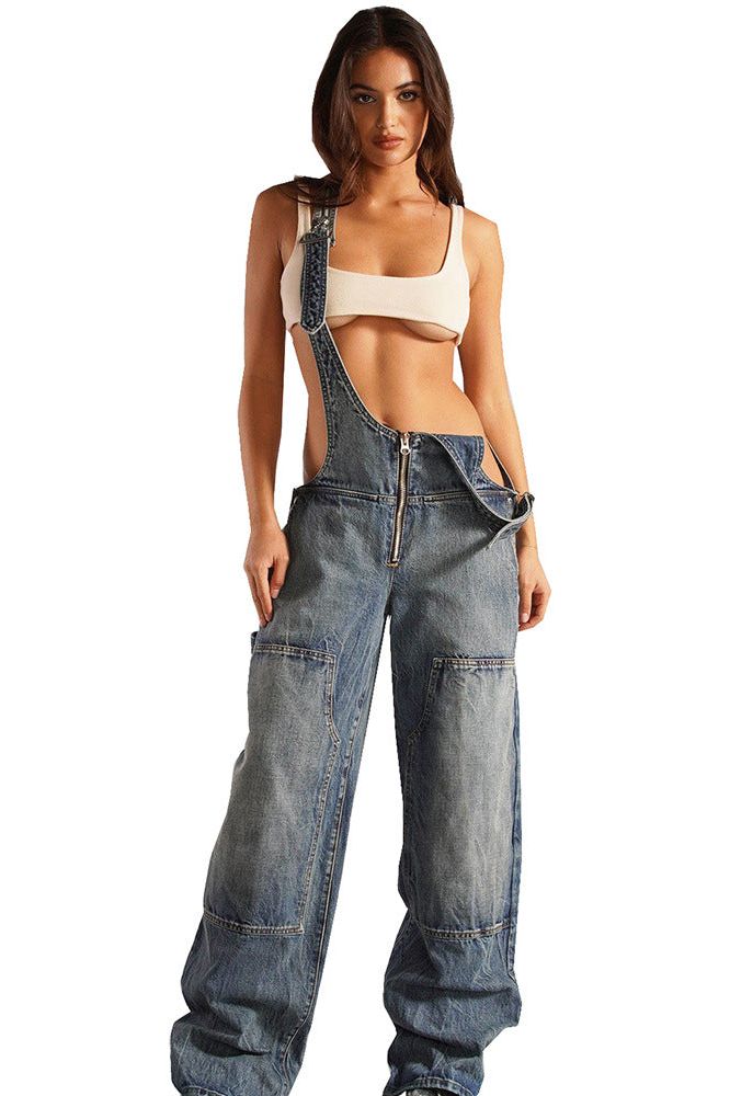 Heidi-Mode | Denim Multi Taschen Overall