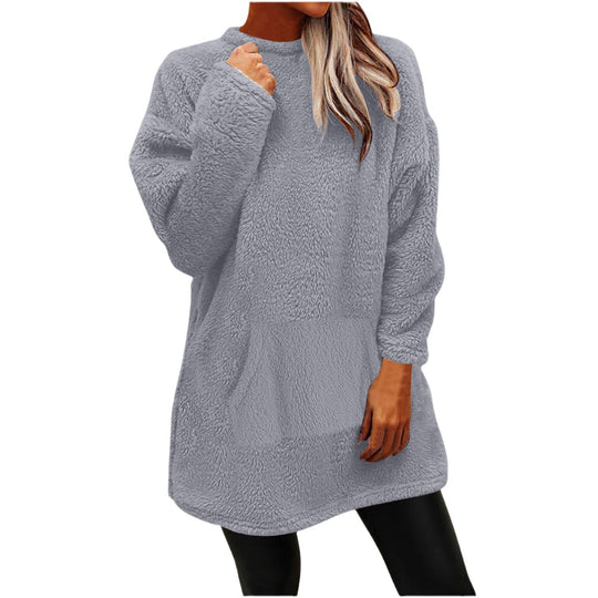 Damen Kuscheliger Oversize-Pullover Heidi-Mode
