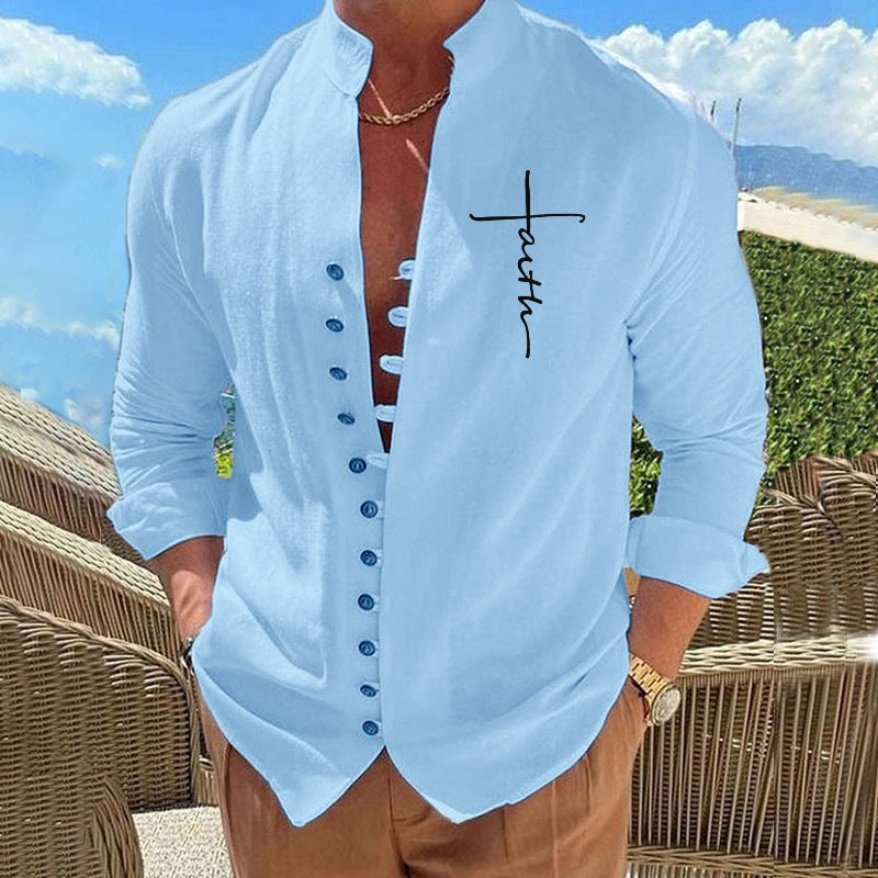 Herren luftige Hemdbluse Heidi-Mode