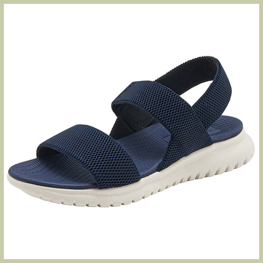 Damen Sportliche Trekking-Sandalen mit atmungsaktiven Stretch-Riemen und rutschfester Sohle Heidi-Mode