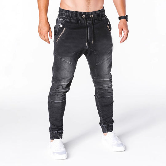 Herren Jogginghose im modernen Skinny Fit mit dehnbarer Baumwollmischung und sportlichen Details Heidi-Mode