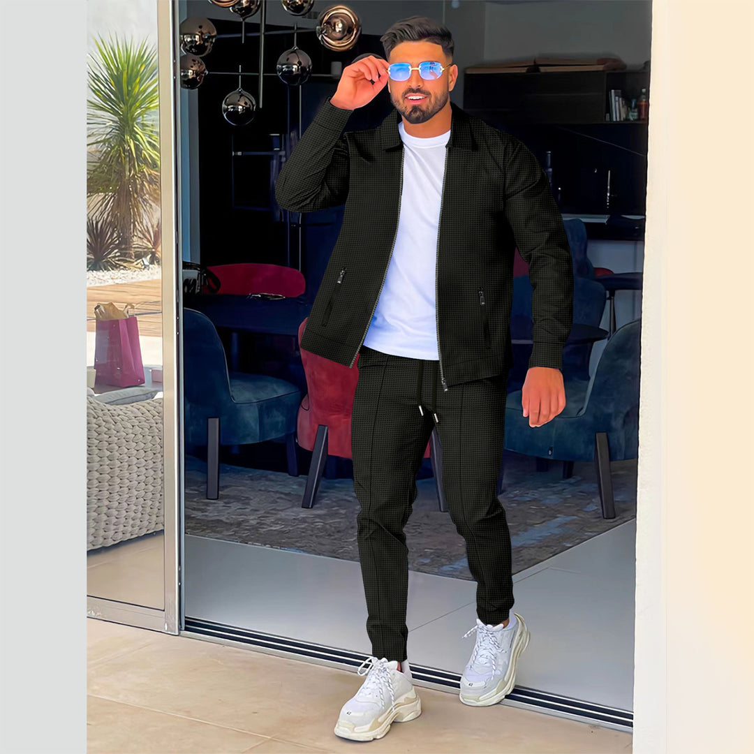 Herren Sportive Freizeitanzug mit modernem Schnitt und atmungsaktiven Eigenschaften Heidi-Mode