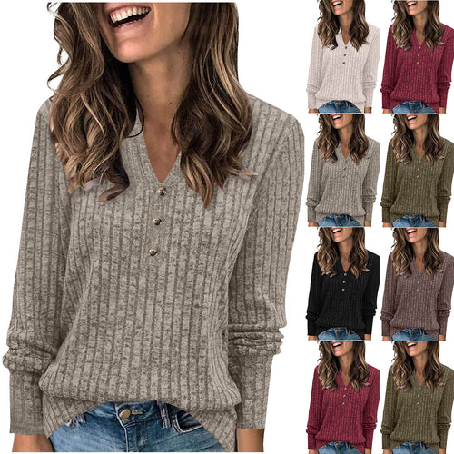 Damen Langarm Pullover Heidi-Mode