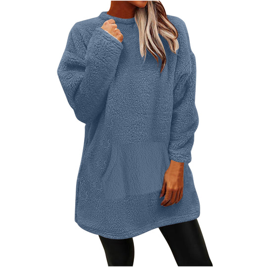 Damen Kuscheliger Oversize-Pullover Heidi-Mode