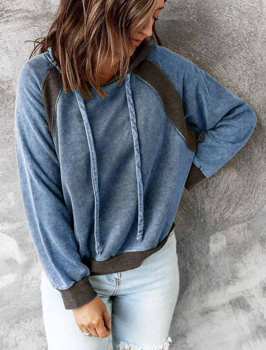 Heidi-Mode | Gewaschener Full Zip Hoodie Mit Reißverschluss Für Damen
