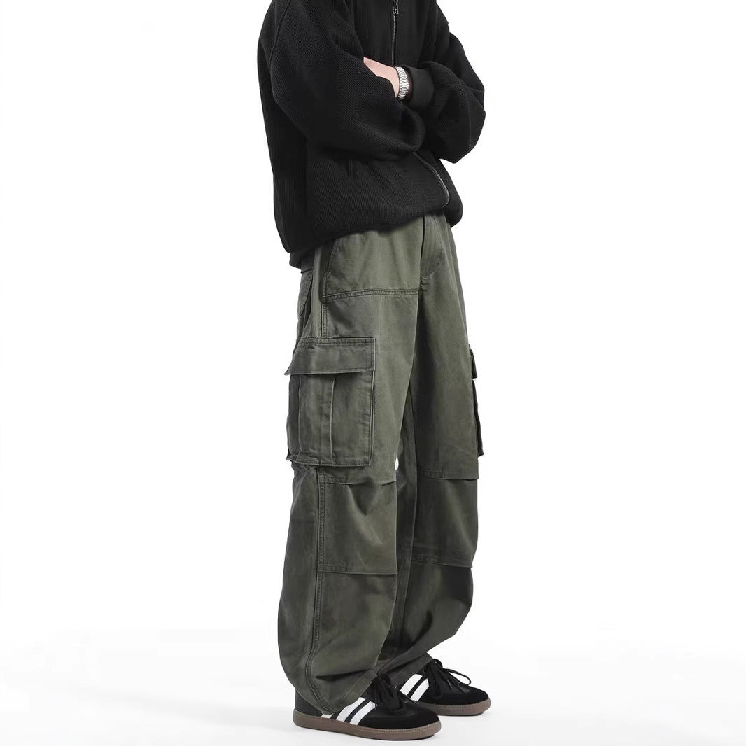 Herren Cargo-Hose mit strapazierfähigem Material und großzügigen Taschen Heidi-Mode