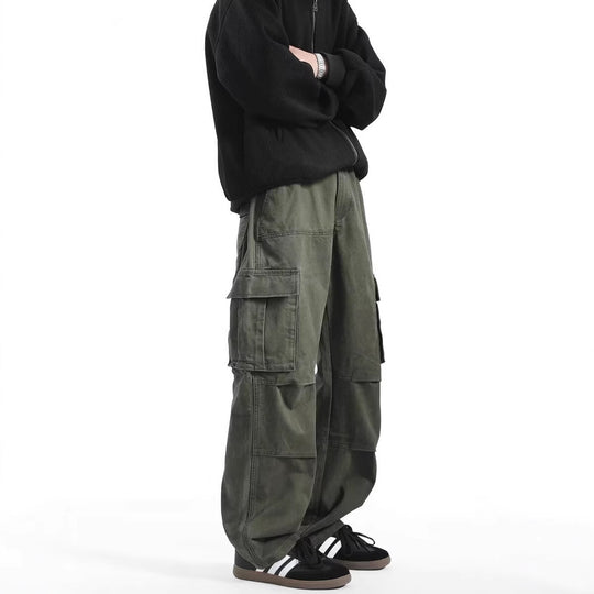 Herren Cargo-Hose mit strapazierfähigem Material und großzügigen Taschen Heidi-Mode
