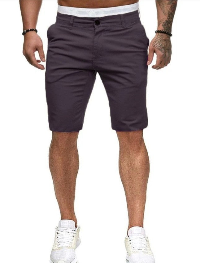 Herren Chino Stil Freizeit Shorts Heidi-Mode