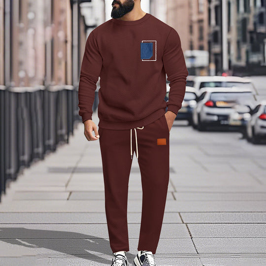 Herren Bequemer Freizeitanzug mit modischem Design und praktischen Taschen Heidi-Mode
