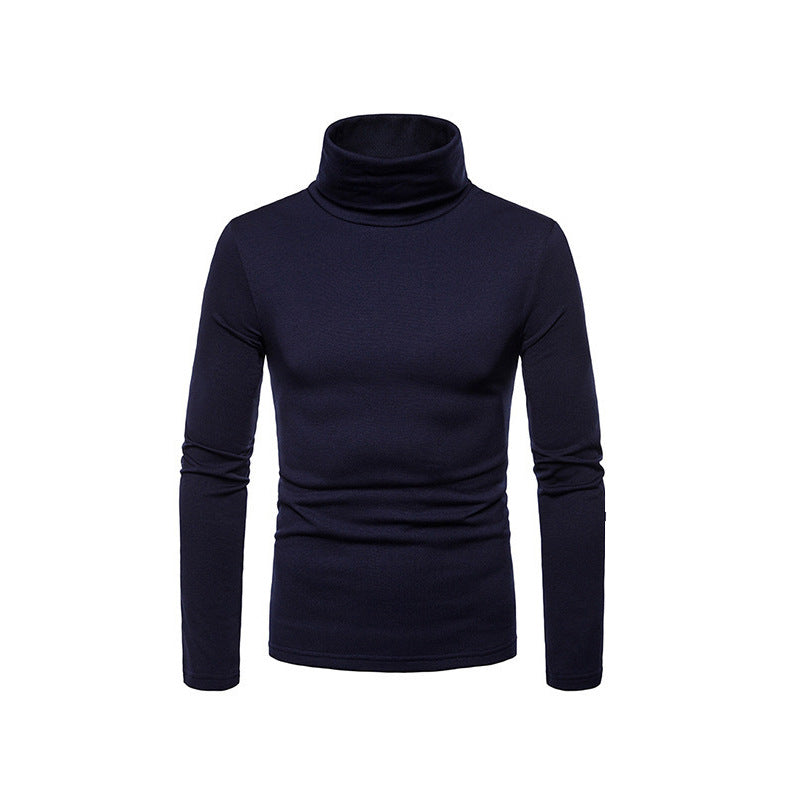Herren Rollkragenpullover aus weichem Stretchmaterial Heidi-Mode