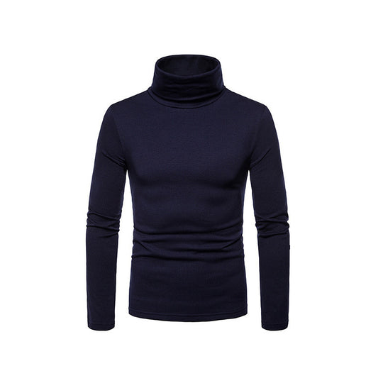 Herren Rollkragenpullover aus weichem Stretchmaterial Heidi-Mode