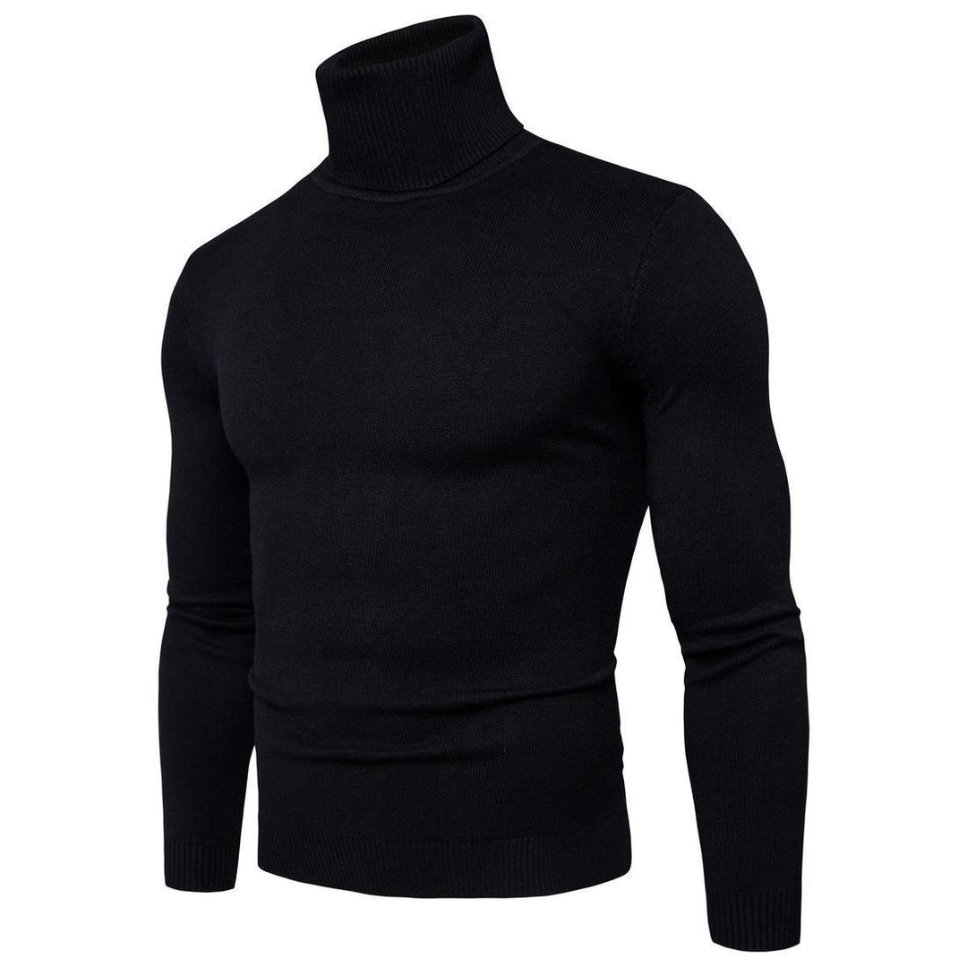 Herren Rollkragenpullover aus weichem Merinowolle Heidi-Mode