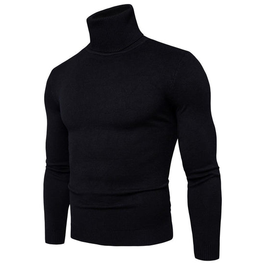 Herren Rollkragenpullover aus weichem Merinowolle Heidi-Mode