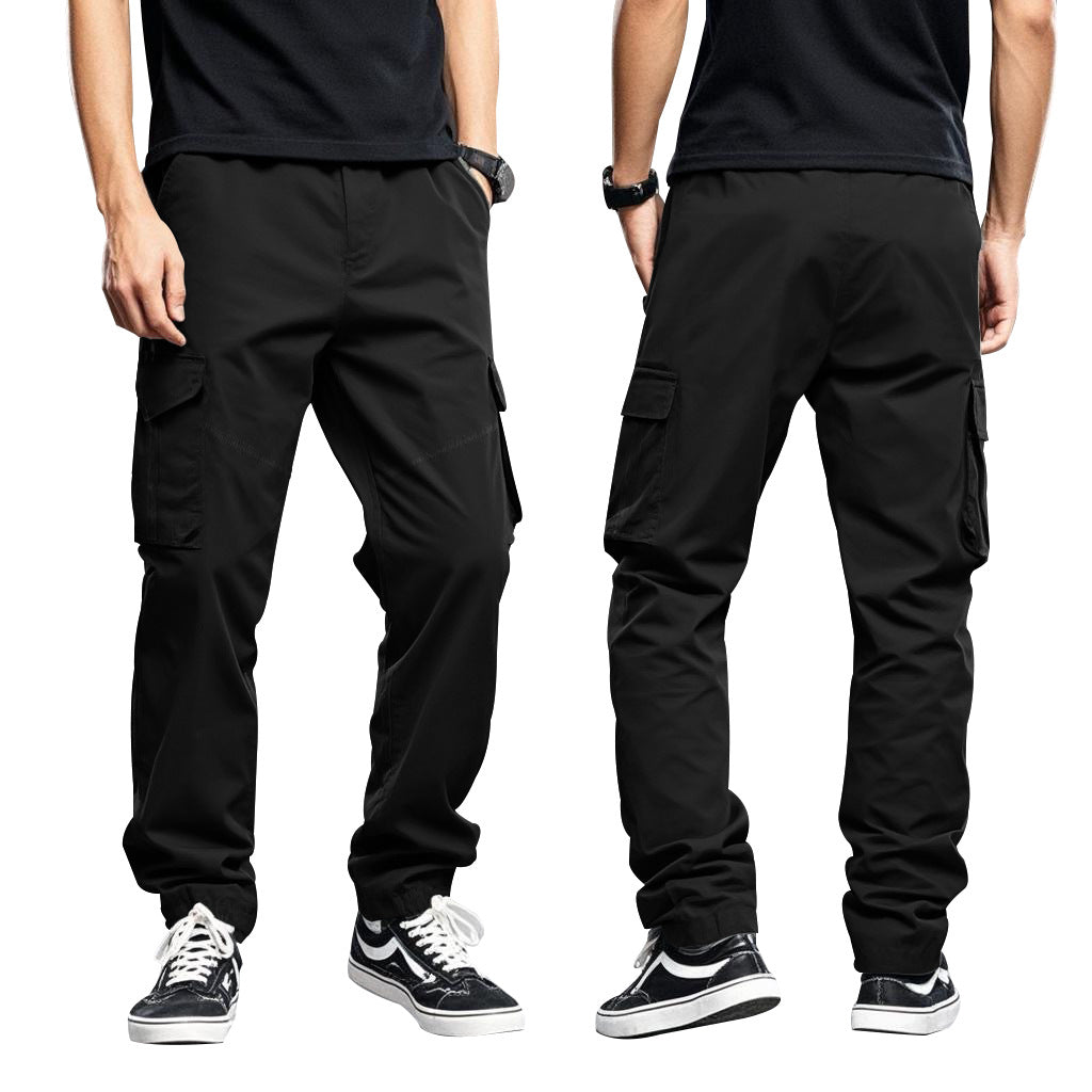 Herren Cargo-Hose mit vielseitigen Taschen und flexiblem Schnitt Heidi-Mode