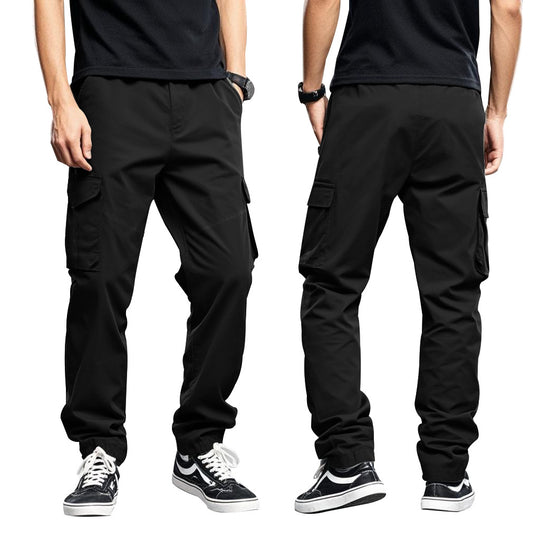 Herren Cargo-Hose mit vielseitigen Taschen und flexiblem Schnitt Heidi-Mode