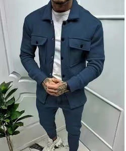 Herren Freizeit-Anzug mit praktischem Schnitt und Taschen Heidi-Mode