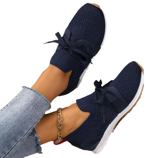 Damen Atmungsaktive Sneaker mit flexiblem Obermaterial und rutschfester Sohle Heidi-Mode