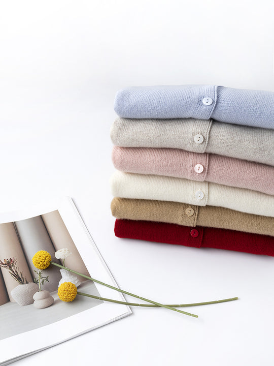 Femme Weicher Strick-Cardigan Heidi-Mode