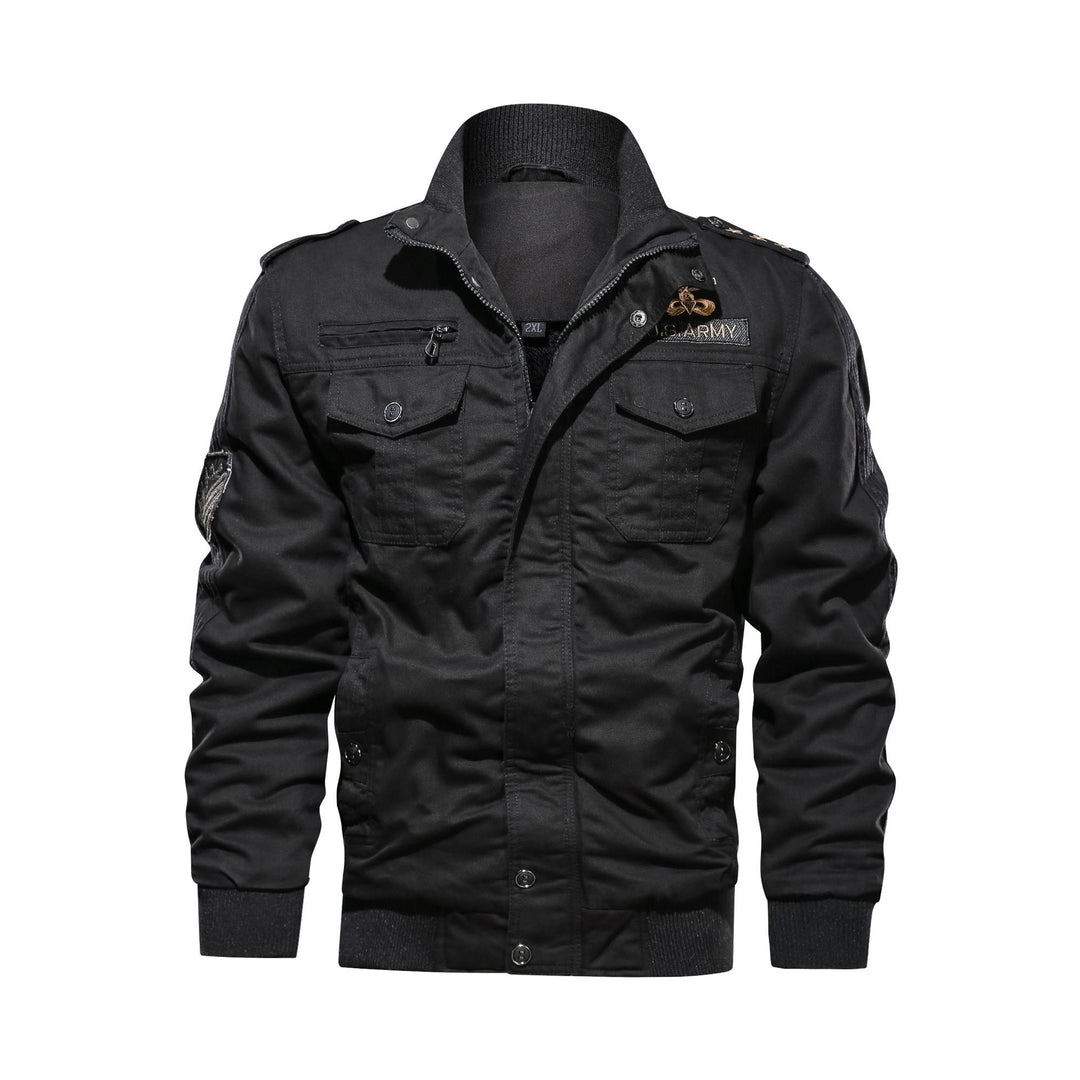 Herren Winterjacke mit funktionalen Taschen und warmem Futter Heidi-Mode