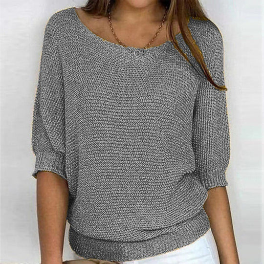 Damen lässiger Pullover Heidi-Mode