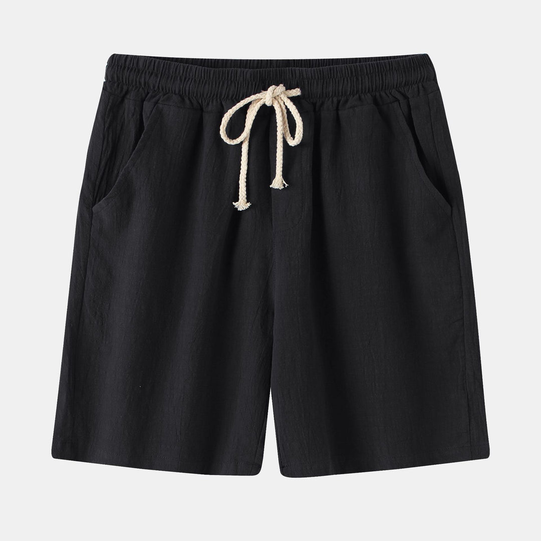 Herren Bermuda-Shorts mit elastischem Bund und seitlichen Taschen Heidi-Mode