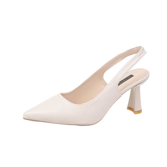 Damen Sling-Pumps mit elegantem spitzen Design und komfortablem Blockabsatz Heidi-Mode
