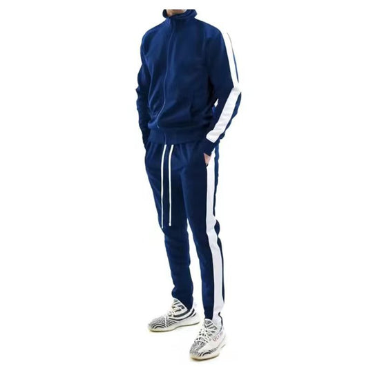 Heidi-Mode | Eleganter gestreifter Trainingsanzug
