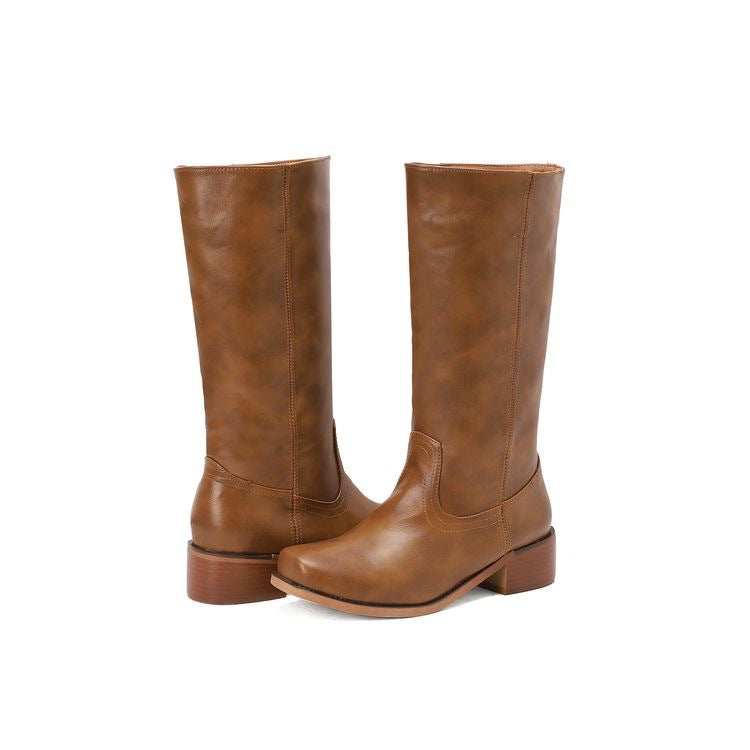 Heidi-Mode | Damen Plateau Stiefel Bequeme