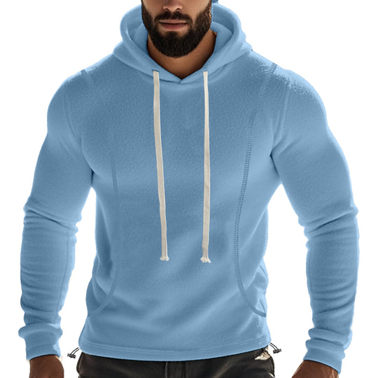 Herren Hochwertiger Fleece-Hoodie mit praktischer Kängurutasche und stylischem Design Heidi-Mode