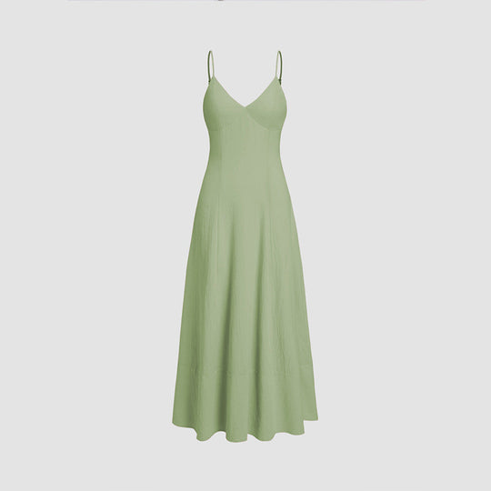 Heidi-Mode | Ärmelloses-Kleid Tailliert Elegant Ärmelloses Kleid