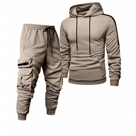 Herren Komfortables Hoodie- und Jogginghosen-Set mit praktischen Taschen Heidi-Mode