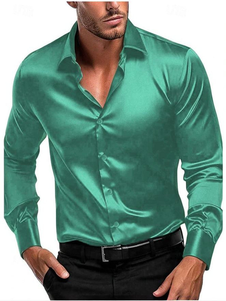 Herren Elegantes und zeitloses Seidenhemd Heidi-Mode
