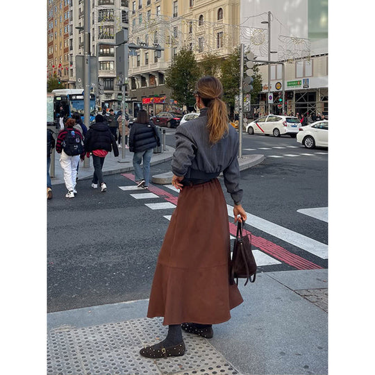 Damen Kurzjacke mit strukturiertem Design und Stehkragen Heidi-Mode