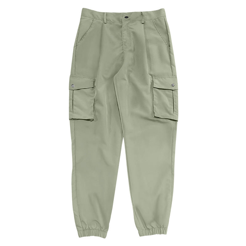 Herren Cargo-Hose mit  elastischem Bund und praktischen Taschen Heidi-Mode