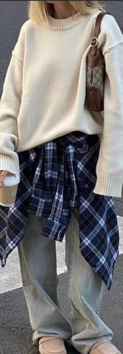 Damen Langarmhemd im lässigen Karo-Design Heidi-Mode