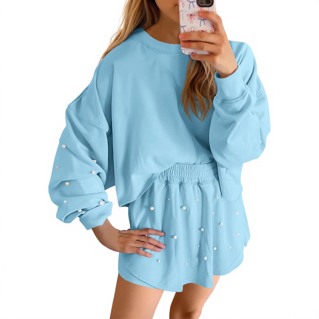 Damen Sportliches Sweatshirt- und Rock-Set Heidi-Mode