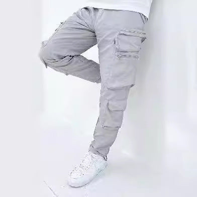 Herren Cargo-Hose mit praktischen Multifunktionstaschen und modernem Slim-Fit Heidi-Mode