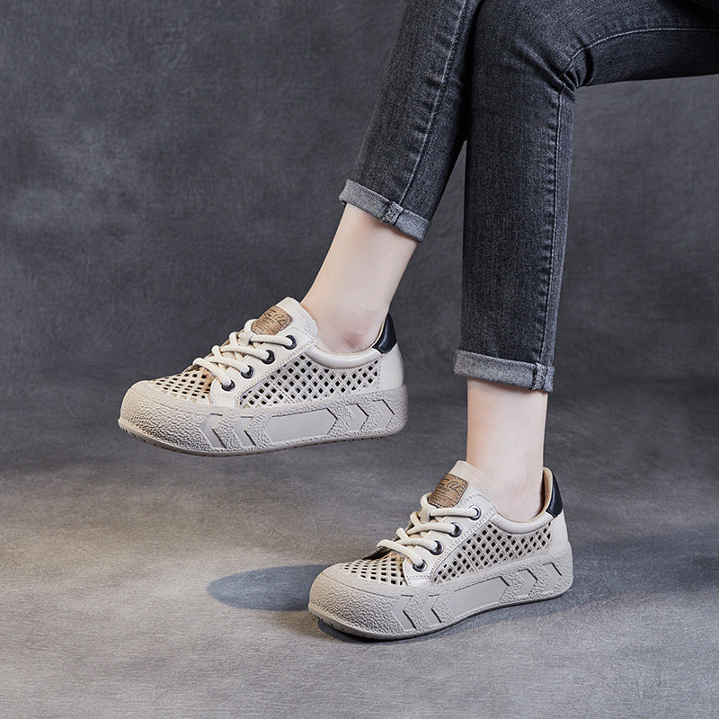 Herren Freizeit Atmungsaktive Mesh Sneaker mit Texturiertem Außensohle Heidi-Mode