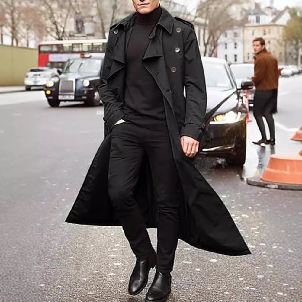 Herren klassischer Trenchcoat Heidi-Mode
