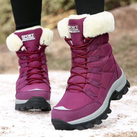 Damen Thermo-Winterstiefel mit isolierendem Innenfutter und rutschfester Sohle Heidi-Mode