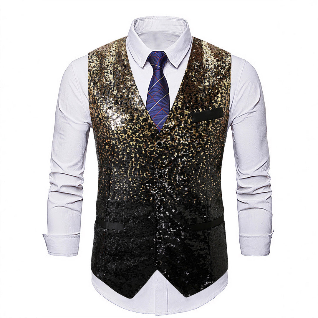 Herren eleganter Paillettenblazer Heidi-Mode