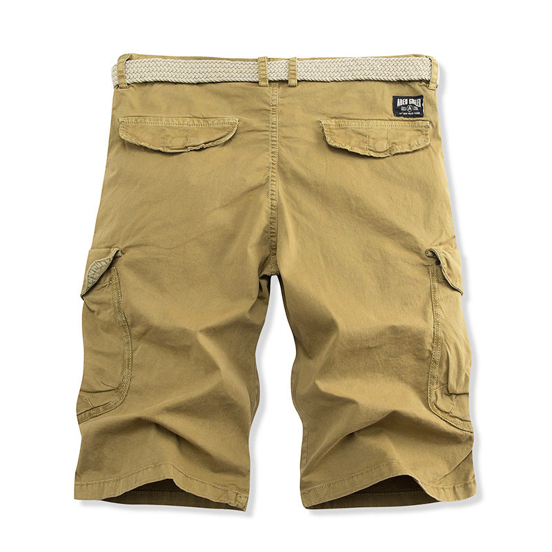 Herren vielseitige Cargo-Shorts mit verstellbarem Gürtel Heidi-Mode