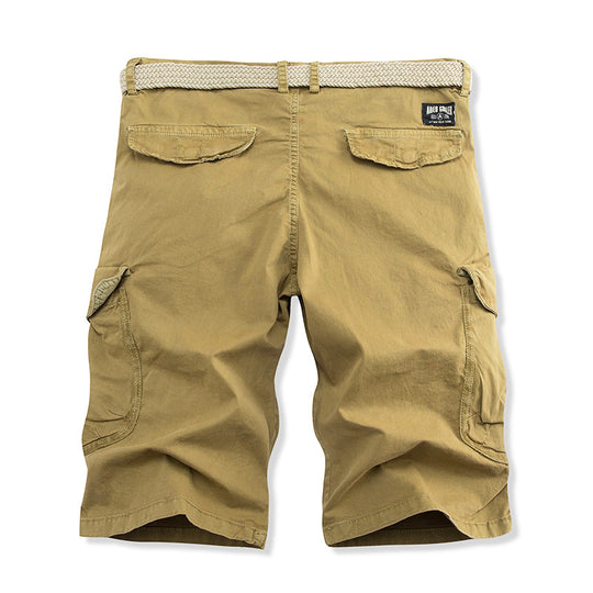 Herren vielseitige Cargo-Shorts mit verstellbarem Gürtel Heidi-Mode