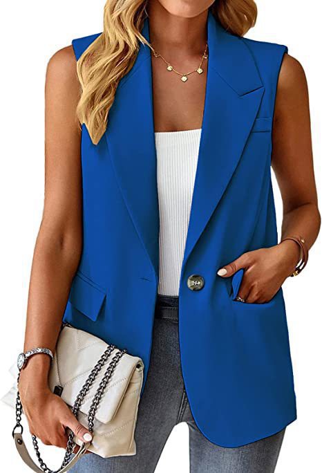 Damen Stylischer Blazer-Weste Heidi-Mode