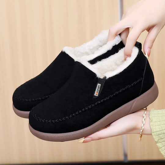 Damen Gemütliche Hausschuhe mit warmem Innenfutter Heidi-Mode