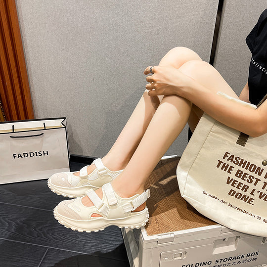 Damen Outdoor Sandalen mit verstellbaren Riemen und rutschfester Sohle Heidi-Mode
