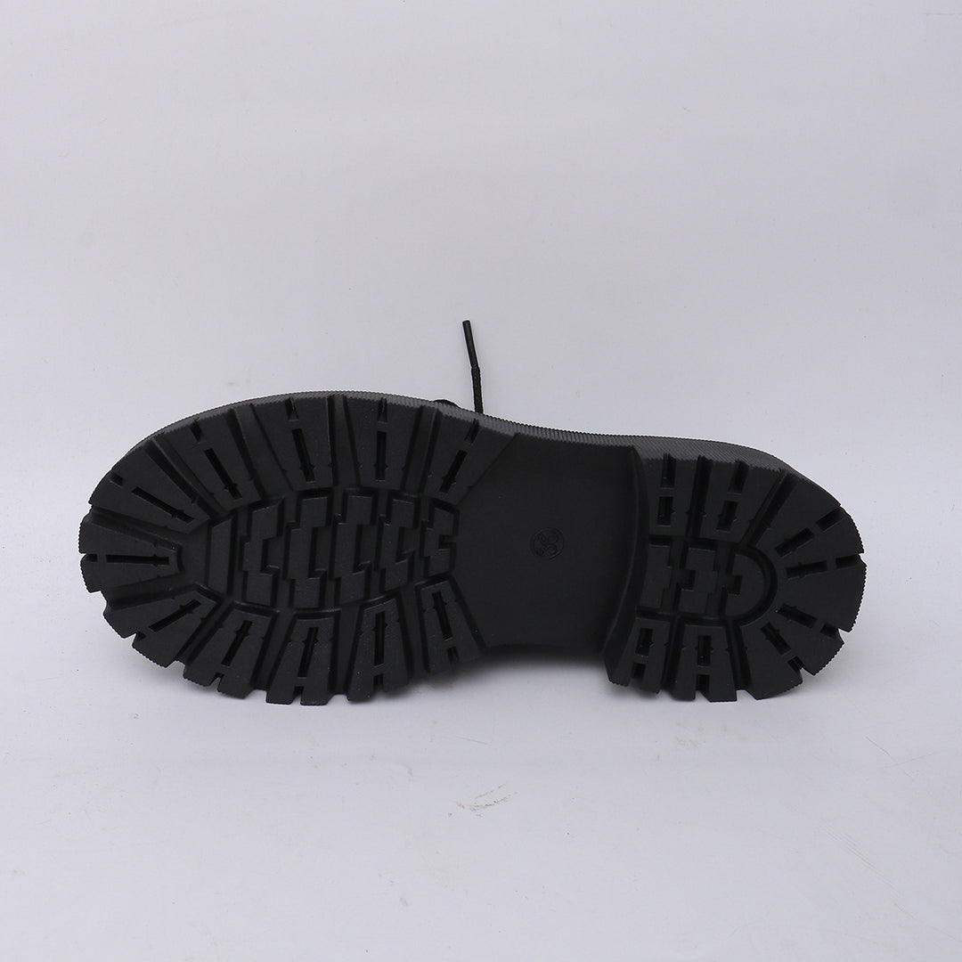 Damen Schnürer mit robuster Profilsohle und elegantem Design Heidi-Mode