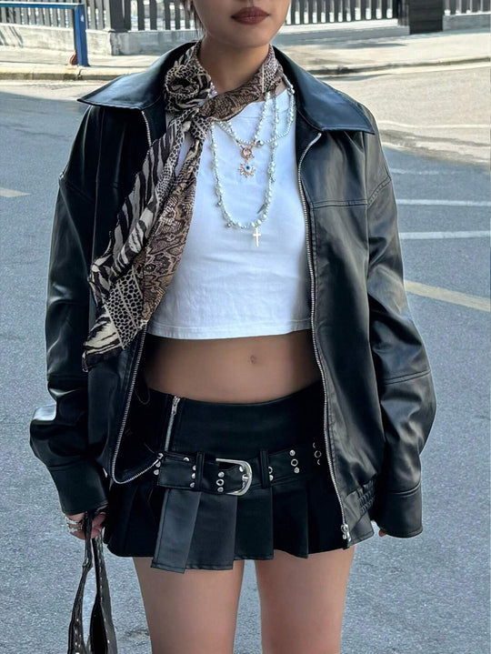 Damen Modische jacke im trendigen Oversized-Stil Heidi-Mode
